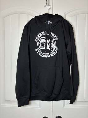 Eskimo Joe's Stillwater OK Black Graphic Hoodie medium
